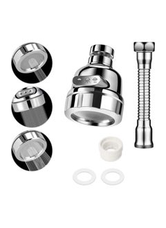 RATSAW Kitchen Tap Spray Head Tap Aerator 360 Swivel Extender with Hose Anti Splash Sink Tap Water Saving Faucet Sprayer 3 Modes Adjustment Kitchen Bathroom  - Image 1