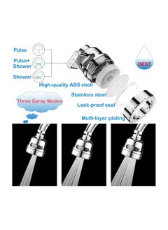RATSAW Kitchen Tap Spray Head Tap Aerator 360 Swivel Extender with Hose Anti Splash Sink Tap Water Saving Faucet Sprayer 3 Modes Adjustment Kitchen Bathroom  - Image 3