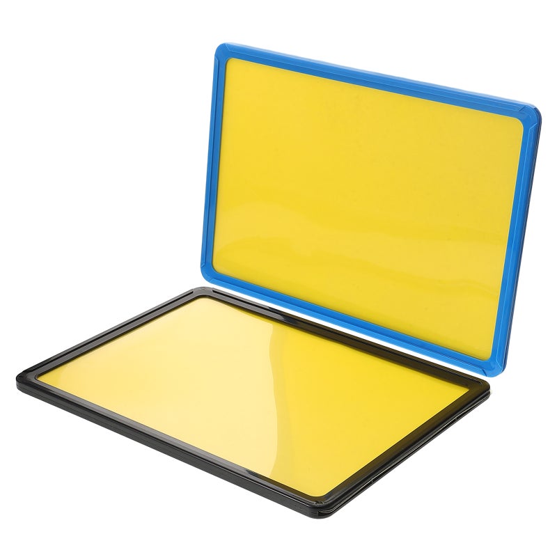 2 Sets Supermarket Price Holder: Display Frame For Retail Shelf Labels Horizontal And Easy Installation - Image 5