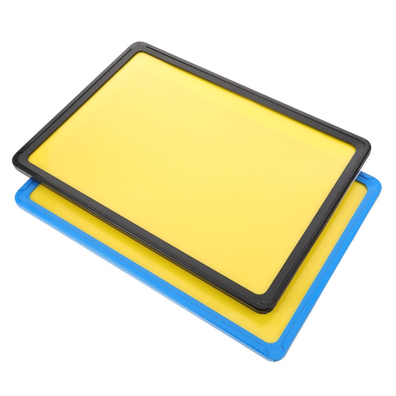 2 Sets Supermarket Price Holder: Display Frame For Retail Shelf Labels Horizontal And Easy Installation - Image 1