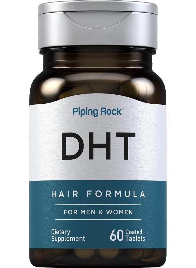 Piping Rock Piping Rock DHT Advanced Hair Formula | 60 Tablets | for Men and Women | Non-GMO, Gluten Free Supplement - Image 1