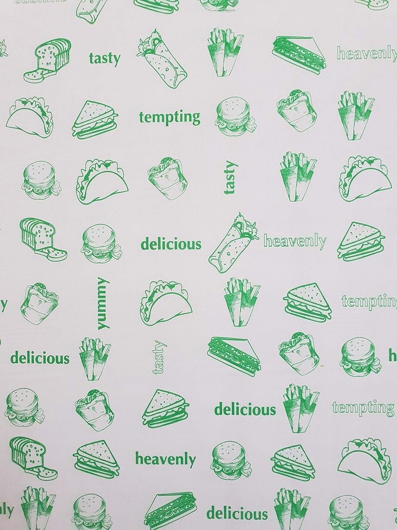 Khaana Packaging Khaana Packaging Food Wrapping Premium MultiPurpose Food Wrapping Paper Sheets I Food Wrapping Paper Sheets I roti Wrapping Paper Sheet I roti wrap Sheets I 10x10 Inches I 100 Sheets 