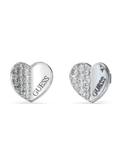 GUESS Ladies Silver Earrings 