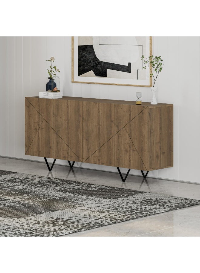 Mourah Home كونسول مورا هوم جاكومن 180 سم - بني - Image 5