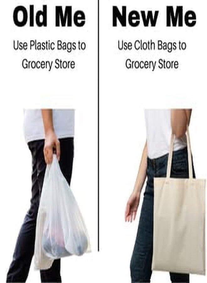 نيرفيك (عبوة من حقيبة واحدة من قماش الكانفاس بمقابض - حقائب تسوق بقالة طبيعية قابلة لإعادة الاستخدام، قماش خام للأعمال اليدوية) - Image 3