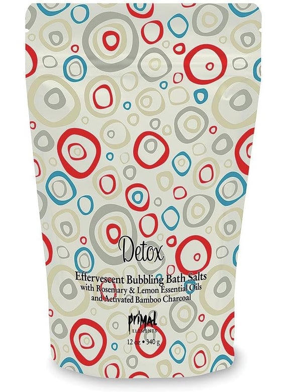 Primal Elements Bubbling Bath Salts Detox 12 Ounce