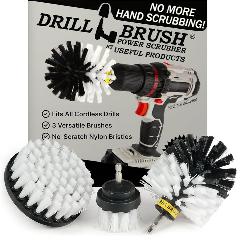 Drillbrush 3 Piece Cleaning Tool Attachment Kit - Image 1