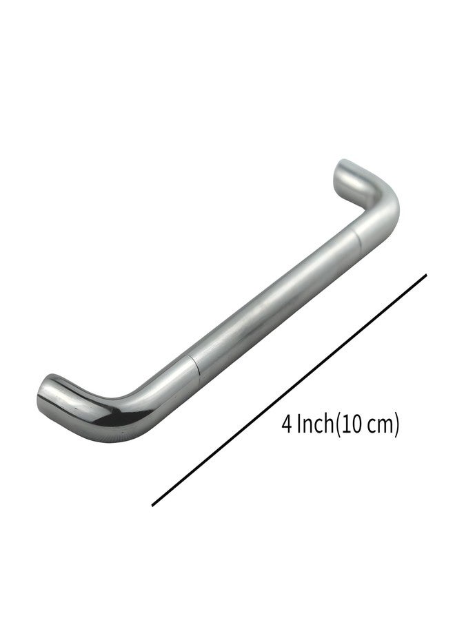 ELITONE Stainless Steel 'Round D' Type Cabinet Handle Pull for Kitchen and Wooden Furniture Doors/Drawers/Cupboards|Pack of 6,Brushed Nickel | 4 Inch - Image 2