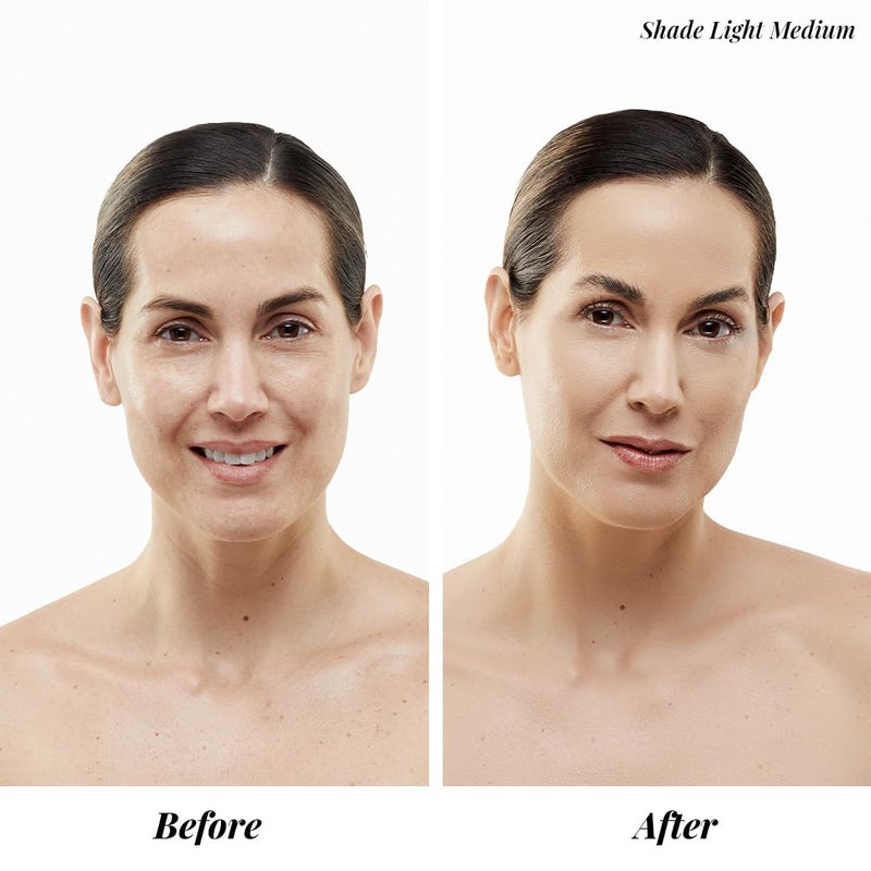 Jerome Alexander MagicMinerals AirBrush Foundation by Jerome Alexander – 2pc Set with Airbrush Foundation and Kabuki Brush - Spray Makeup with Anti-aging Ingredients for Smooth Radiant Skin - Bright Light - Image 4