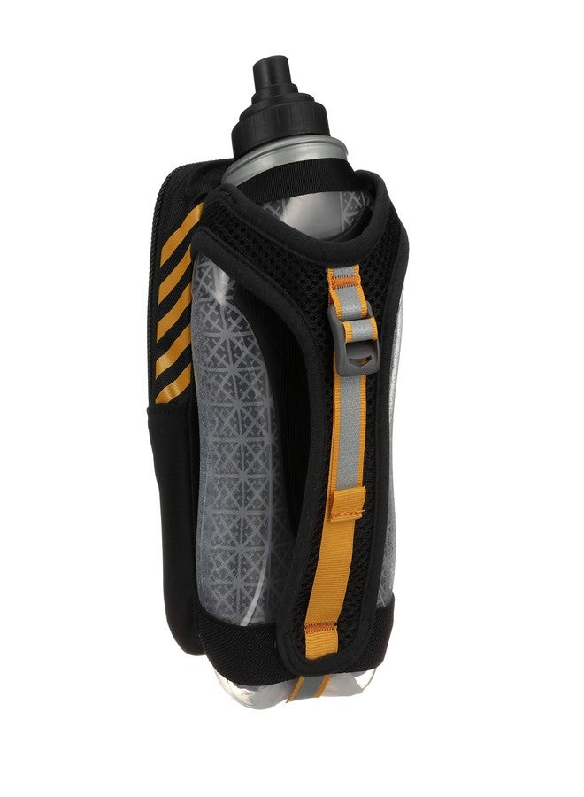 Nathan SpeedView Insulated Handheld Running Water Bottle Flask 18oz – Double-Wall Insulation, Ergonomic Grip, Blast Valve Cap, Phone & Key Storage Pockets, Reflective Design - Image 5