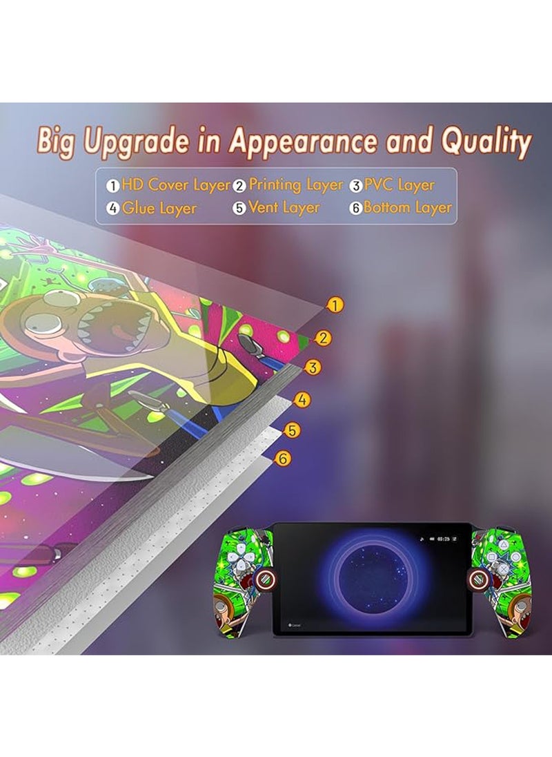 IINE Skin for Playstation Portal Remote Player, PS Portal Skin, Playstation Portal Controller Protective Sticker, Anti Slip, Anti Fingerprint, Anti Water and Anti Scratches  - Image 2