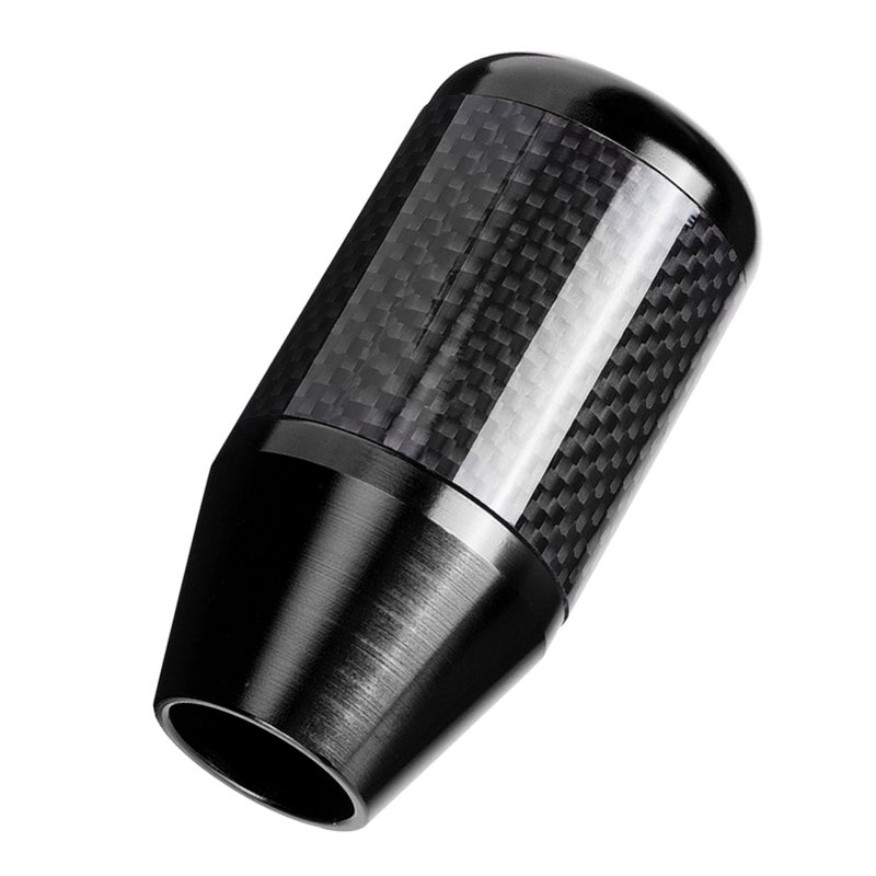 Universal Carbon Fiber Automatic Wave Stick Head Shift Knob Modification Accessory(Black) - Image 3