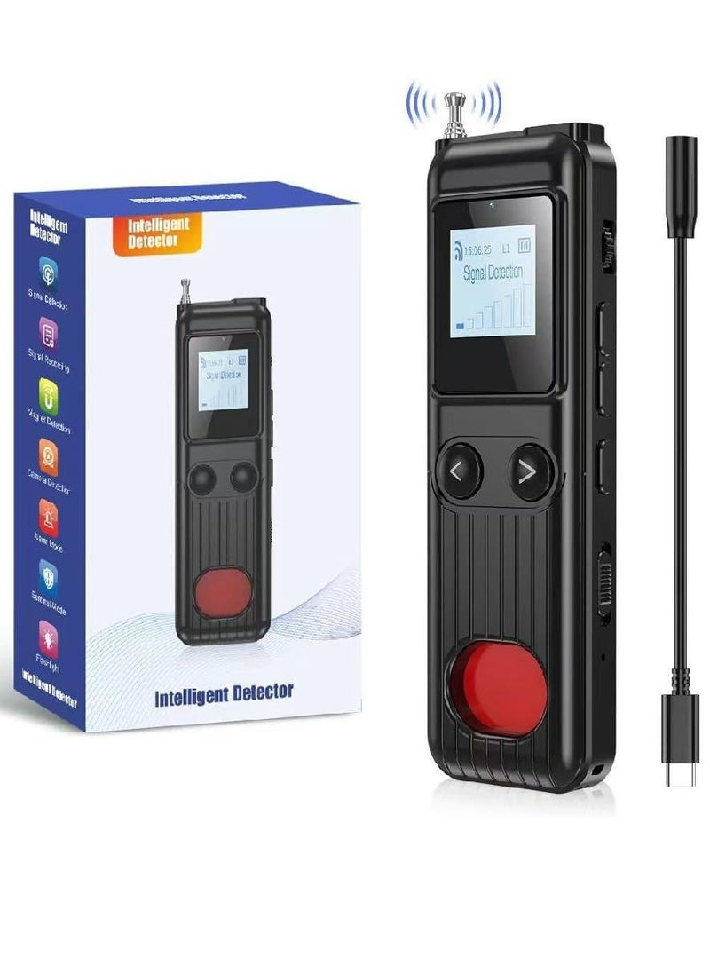 Rabos New Design Hidden Camera Detectors, Aunty Hidden Detection Devices, Car GPS Tracker Detector, Wireless Signal Anti-Sneak Anti-Monitoring Scan Tracker Detector IR Camera Detector Black  - Image 1