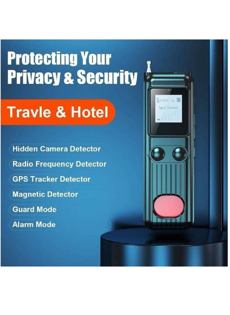 Rabos New Design Hidden Camera Detectors, Aunty Hidden Detection Devices, Car GPS Tracker Detector, Wireless Signal Anti-Sneak Anti-Monitoring Scan Tracker Detector IR Camera Detector Black  - Image 4