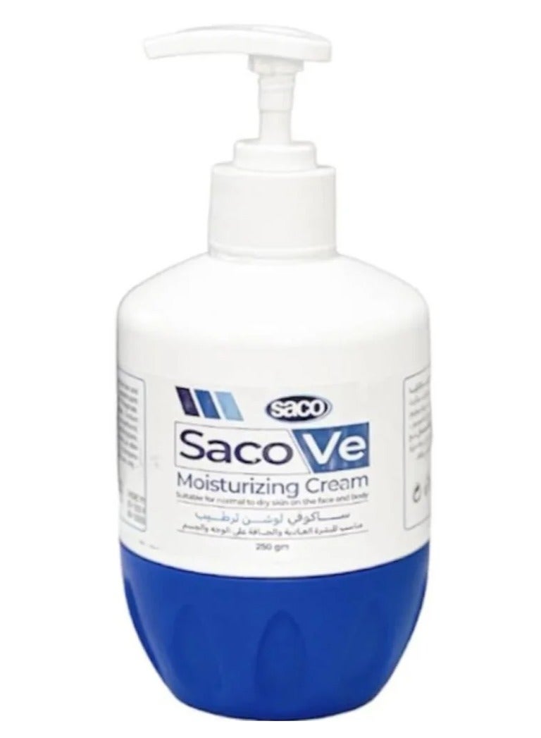 إيه آر كريم ساكوفي المرطب للبشرة العادية والجافة للوجه والجسم 250 جرام