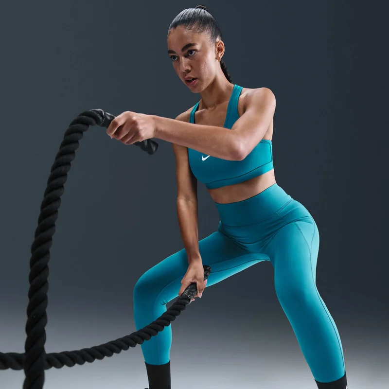 Nike teal Women's Universa Medium-Support Training Leggings for Women | Best Price UAE