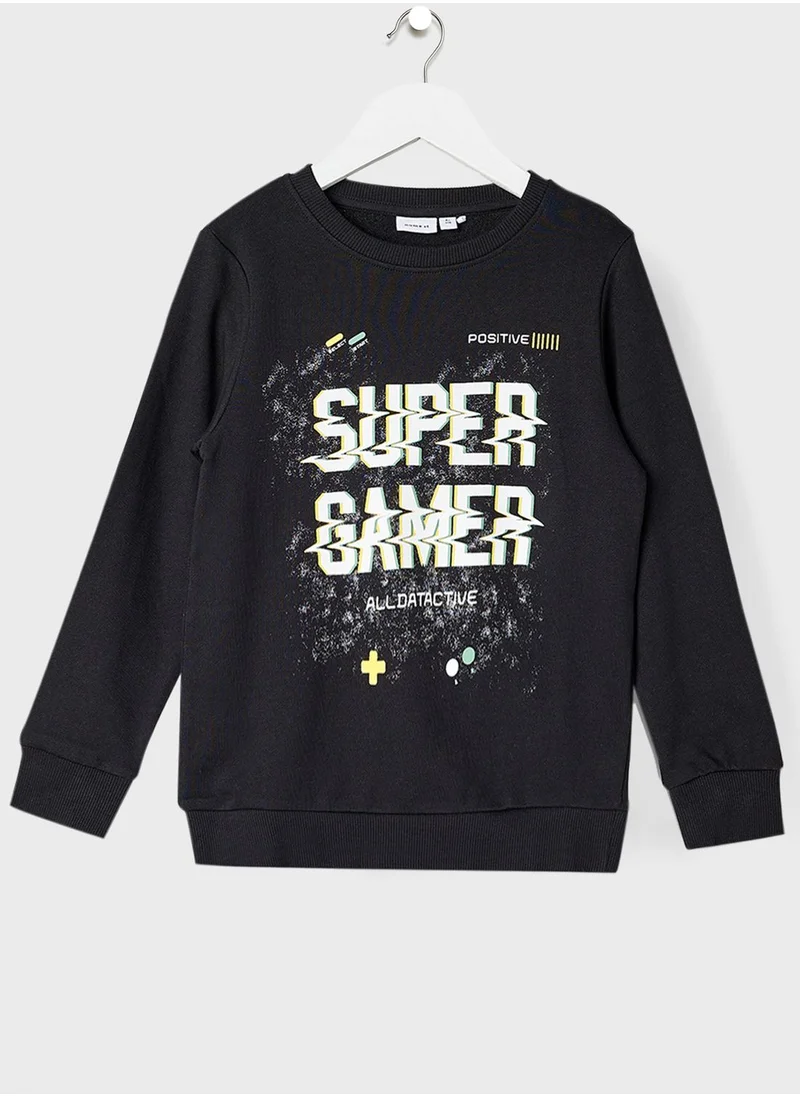 NAME IT Kids Gaming Sweatshirt