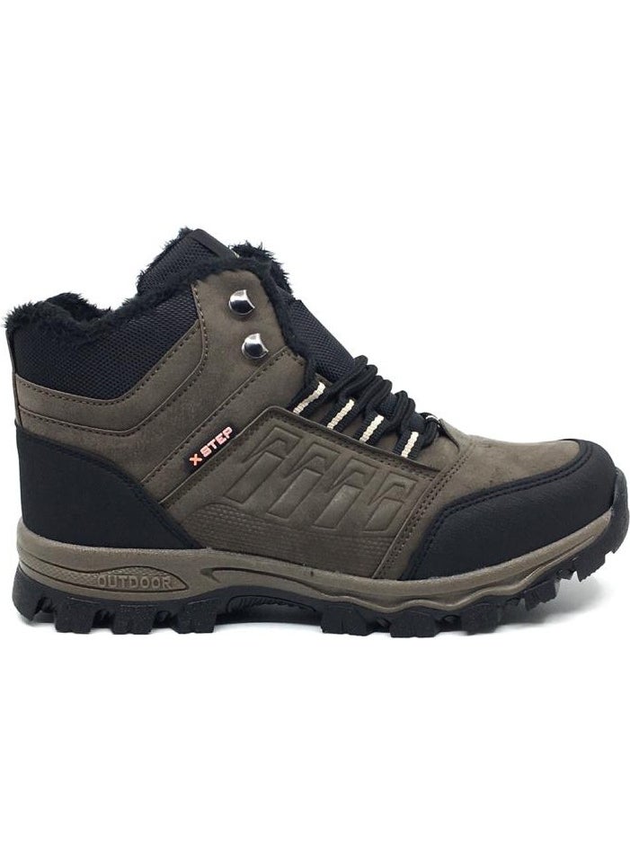 X-Step Step Men's Daily Outdoor Winter Lace-up and Zippered Cold-Resistant Sports Boots Shoes 36-47  - Image 1