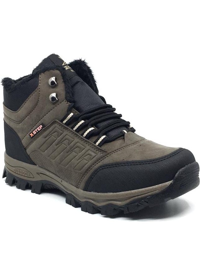 X-Step Step Men's Daily Outdoor Winter Lace-up and Zippered Cold-Resistant Sports Boots Shoes 36-47  - Image 3