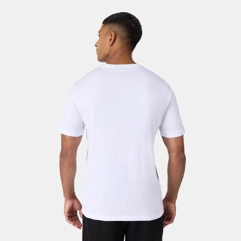EA7 Emporio Armani White Men's Train Logo Series Taped T-Shirt for Men | Best Price UAE