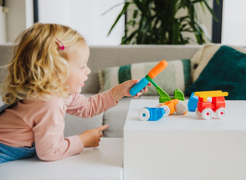 SMARTMAX - My First Vehicles, Magnetic Discovery Play Set, 13 Pieces, 1-5 Years - Image 4