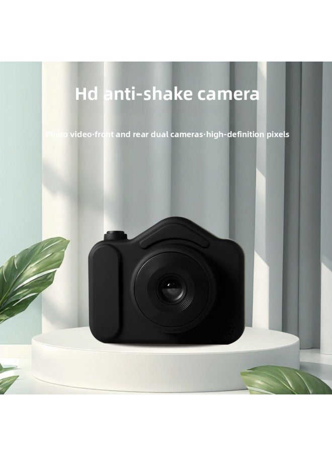 Generic Double Camera Cute Record Photographable Digital Camera Student Camera Video Camera Upload HD Travel Campus Mobile Phone-Body Color:N3-black Dual Lens Selfie + Filter-package 2 [16g, About 1600 Photos + Gift Pack]  - Image 4