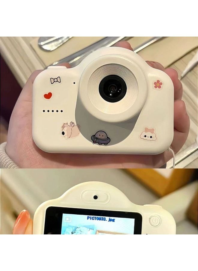 Generic Double Camera Cute Record Photographable Digital Camera Student Camera Video Camera Upload HD Travel Campus Mobile Phone-Body Color:N3-black Dual Lens Selfie + Filter-package 2 [16g, About 1600 Photos + Gift Pack]  - Image 3