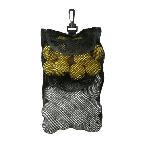 Intech Practice Golf Balls for Backyard or Indoors, 36 Pack (24 White Plastic Golf Balls with Holes and 12 Soft Yellow Foam Golf Balls) - Image 2