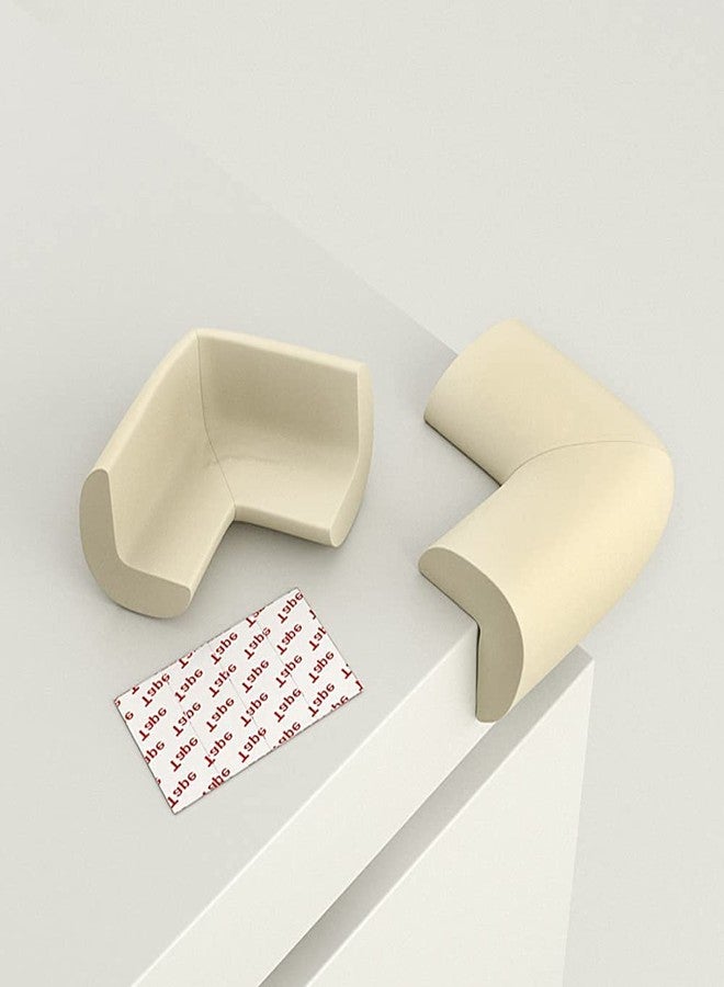 SIYANSHU Corner Protector Baby Proofing Safety Corner Edge Guards, Furniture Table Sharp Corner Guard Protectors Bumper for Baby Child Kids (Pack of-2, Cream) - Image 1