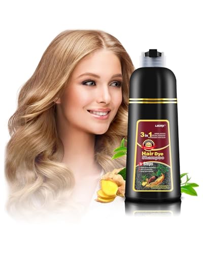 leorx Hair Dye shampoo 3 In 1 Blonde Brown Color Shampoo Hair Dye For Refresh Hair Instant Herbal Coloring Shampoo For WomenMen Tintes Para El Cabello Profesional - Image 1
