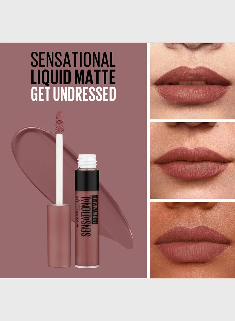 MAYBELLINE NEW YORK Sensational Liquid Matte Get Undressed - 07