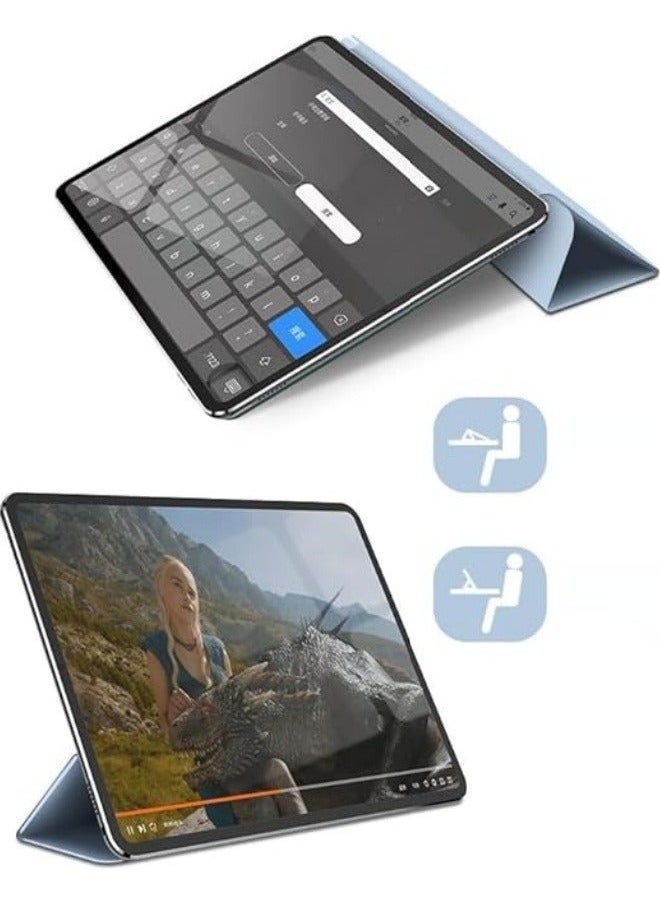 Generic متوافق مع iPad Air 13 بوصة (M2) 2024، ملحق مغناطيسي قوي، حافظة رفيعة قابلة للطي، تنبيه/غفو تلقائي، حماية متينة لجهاز iPad Air 13  - Image 5