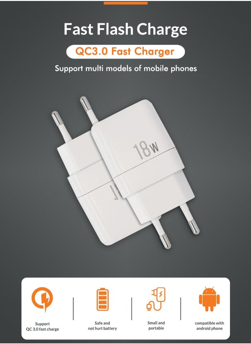 Faster - FASTER FC-58 Fast Charging Wall Adapter 18W QC 3.0A - Image 1