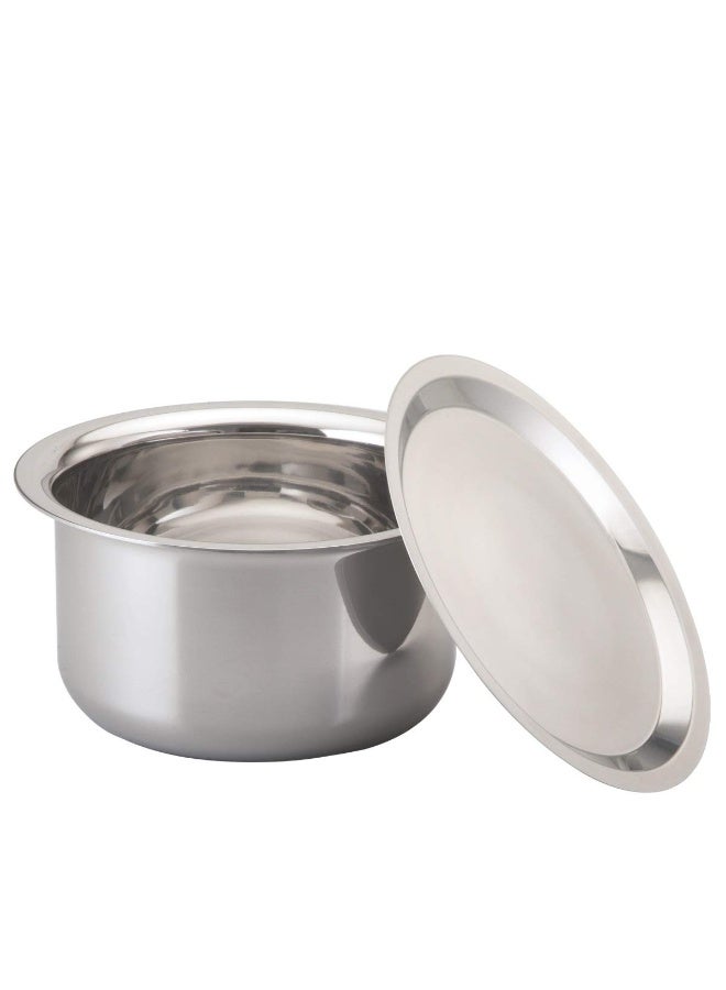 Alda Primero Tri-Ply Stainless Steel Patila 18cm 2.4 LTR with Lid - Image 1