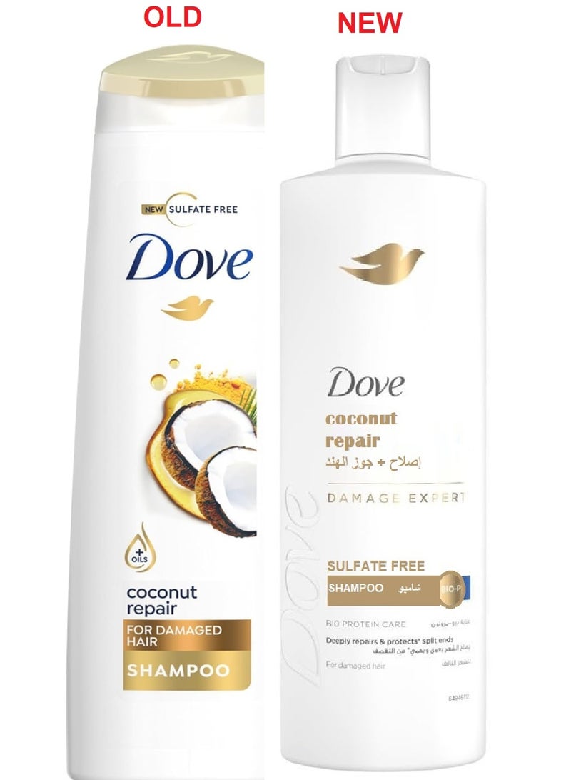 Dove Repairing Ritual Shampoo Coconut 400ml with Conditioner 320ml - Image 3