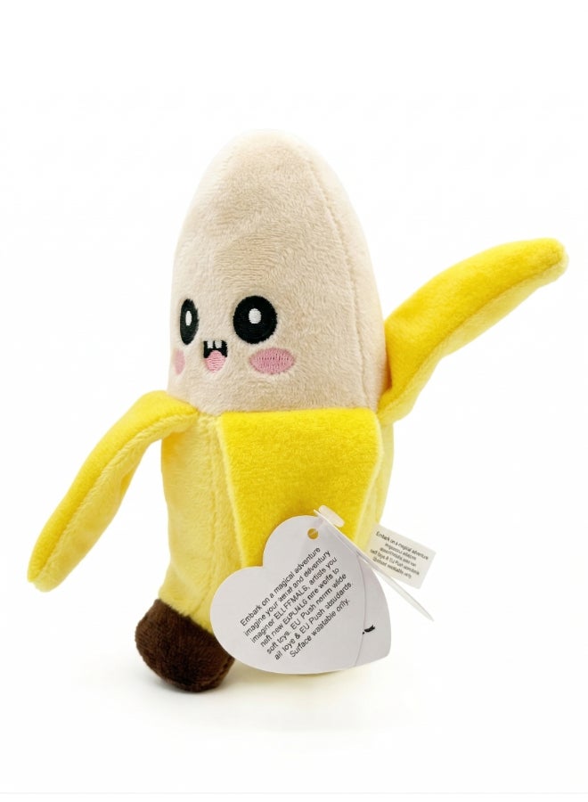 Fluffmals لعبة حيوانات محشوة فلوفمالز - موز جائع 15 سم - Image 1
