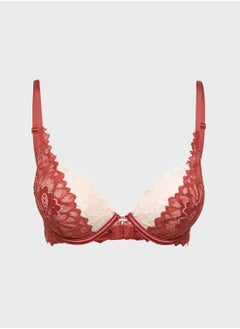 Colorblock Plunge Bra