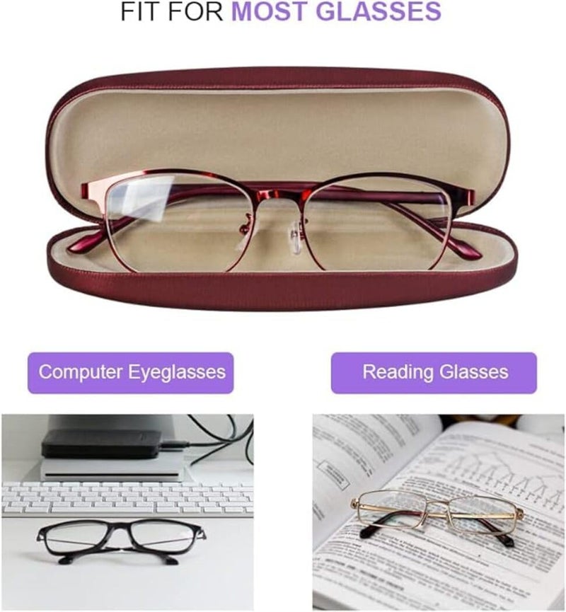 ZONLY Eyeglasses Case,(4 Piece) Unisex Hard Shell Eyeglasses Cases Protective Case For Glasse - Image 5
