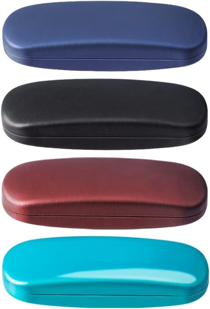ZONLY Eyeglasses Case,(4 Piece) Unisex Hard Shell Eyeglasses Cases Protective Case For Glasse - Image 1
