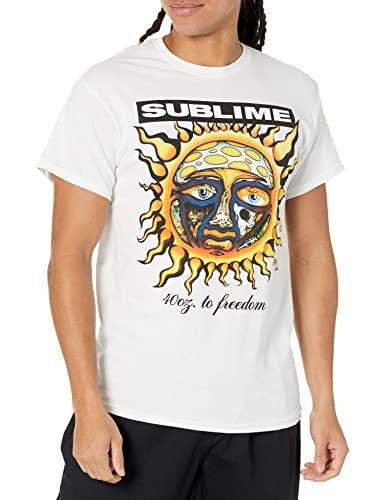 Sublime Mens Sublime 40 Oz To Freedom Mens TShirt White Large - Image 1