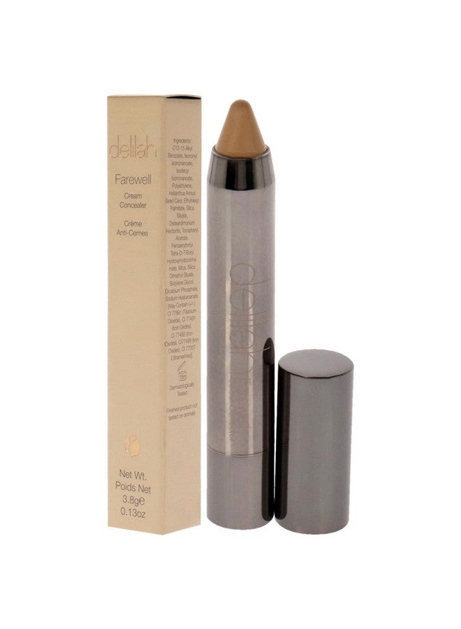delilah  Farewell Cream Concealer Honey Full Coverage Hyaluronic Filling Moisturizing Creamy Smoother Softer Color Correcting Face Makeup Cruelty Free 0.13 Oz - Image 4