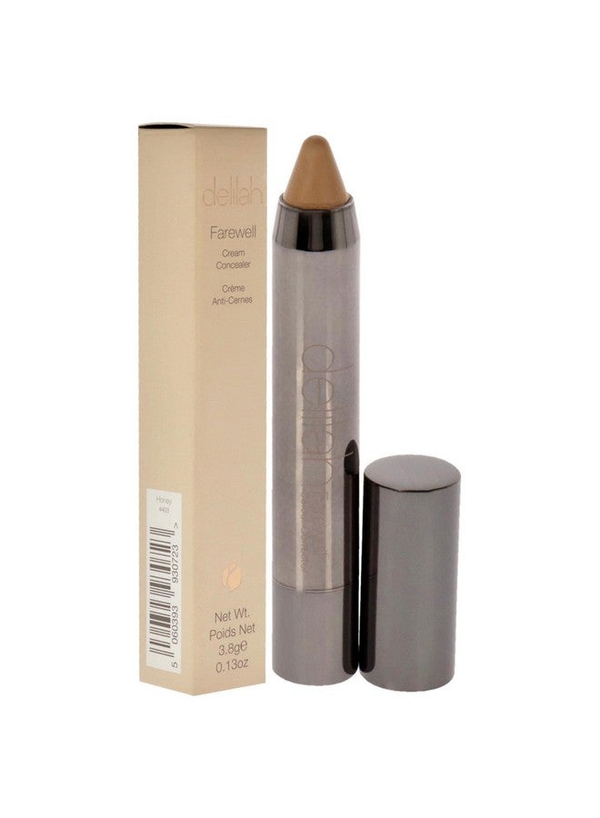 delilah  Farewell Cream Concealer Honey Full Coverage Hyaluronic Filling Moisturizing Creamy Smoother Softer Color Correcting Face Makeup Cruelty Free 0.13 Oz - Image 3