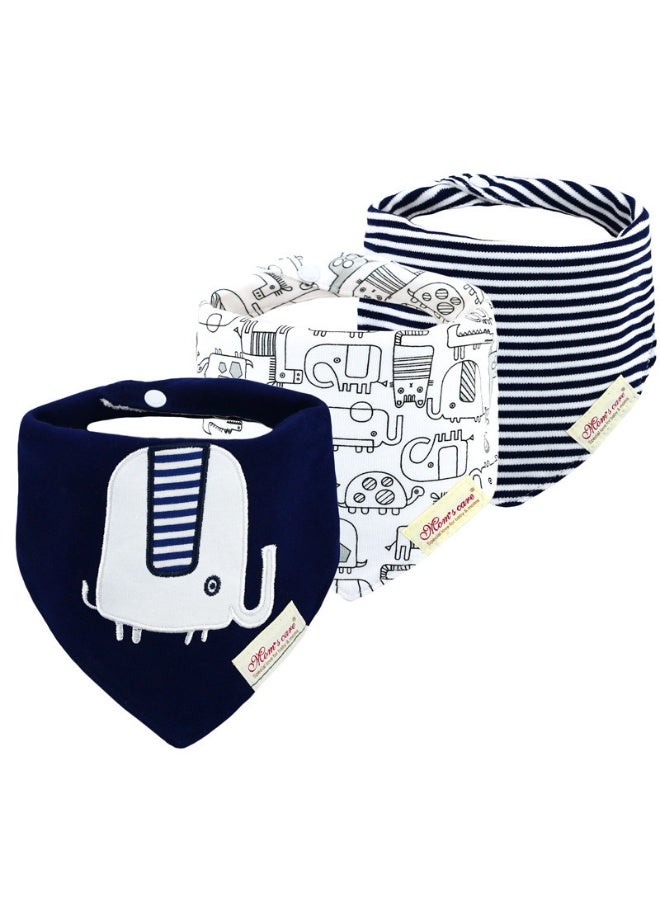 Nariele New Baby Double layer Triangle Towel Water Towel 3-piece Set