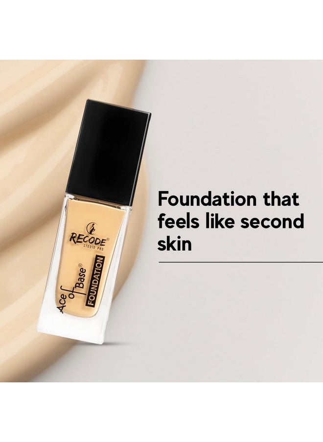 Recode Recode Ace of Base Foundation 30ml | Shade 02 - Indraprastha | Luminious Matte Finish | Lightweight | Long-Lasting | Waterproof | High Coverage  - Image 2