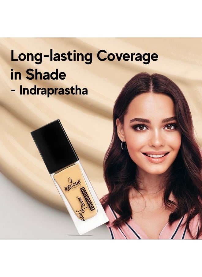 Recode Recode Ace of Base Foundation 30ml | Shade 02 - Indraprastha | Luminious Matte Finish | Lightweight | Long-Lasting | Waterproof | High Coverage  - Image 4