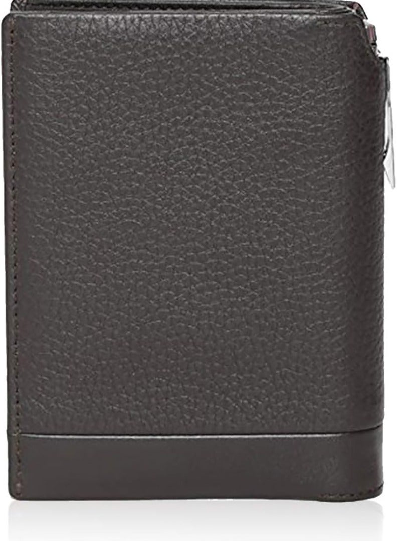 Cross Brown Passport Wallet Leather Wallets for Men Latest Gents Purse with Card Holder Compartment (AC028389N-3) - Image 4