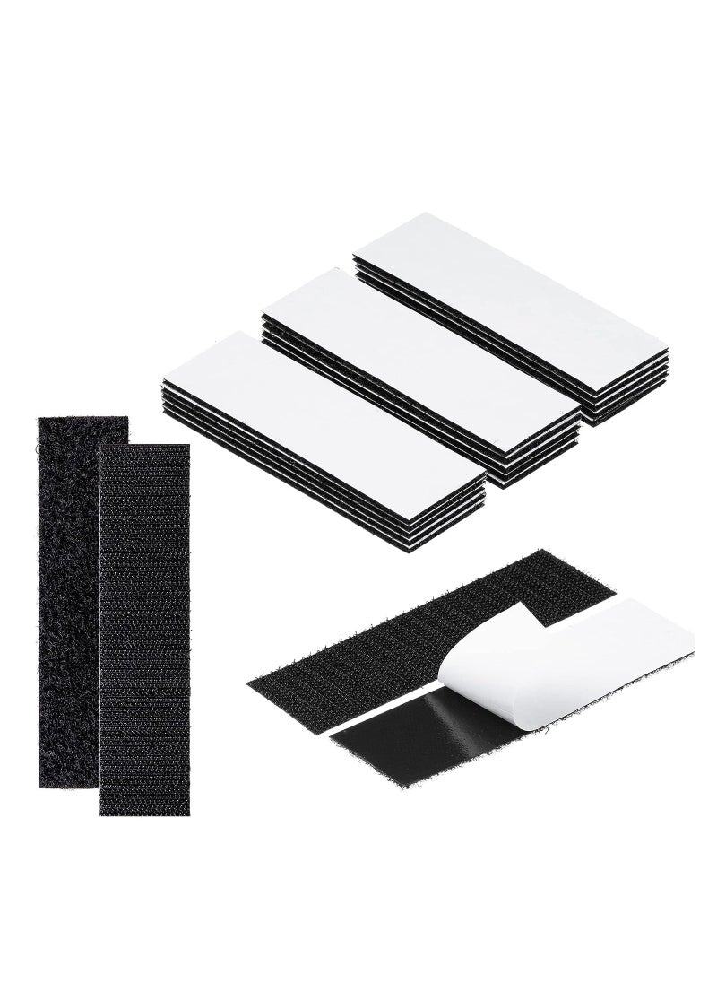 RATSAW - 16 Pairs Double Sided Sticky Hook And Loop Tape Heavy Duty Mounting Tape Pads Extra Strong Self Adhesive Pads - Image 1