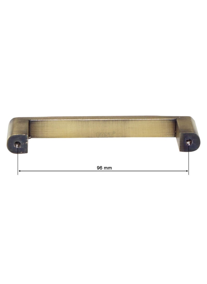 FAST FAST CP35 Brass Antique Stainless Steel Furniture Cabinet Pull Door Handle for Wardrobe Cupboard Dresser Doors and Drawer 2pcs 96mm 4inch  - Image 5