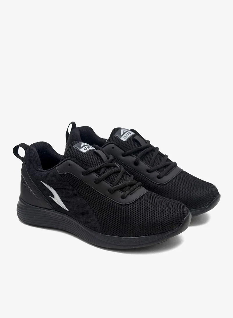 أسيان أحذية جري سوداء للرجال والأولاد