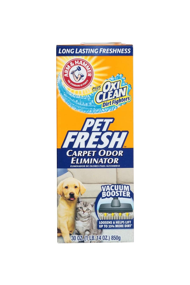 Arm & Hammer Carpet Pet Fresh Odor Eliminator 30 Oz, Pack of 3 - Image 2